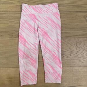 GapFit Kids Athletic Leggings Size S (6–7) Pink Pattern